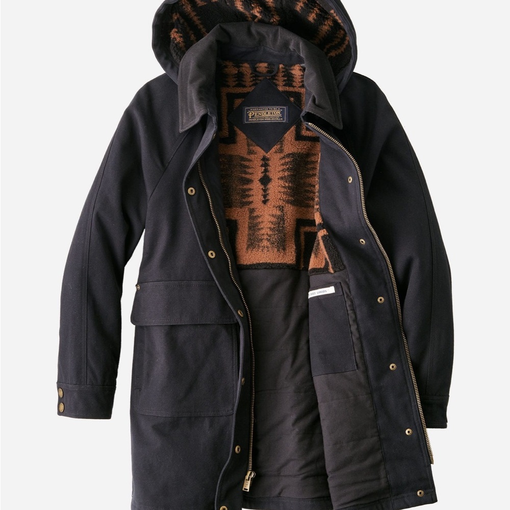 Pendleton Women St. Helena Sherpa Lined Coat size M